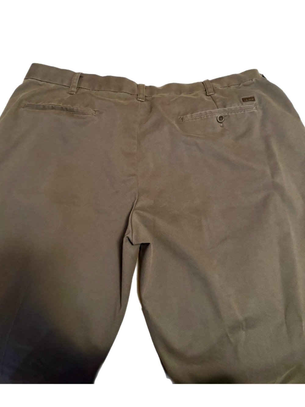 IZOD Dress Mens Pants size 44x29 in Olive/Grey EUC - Picture 11 of 17